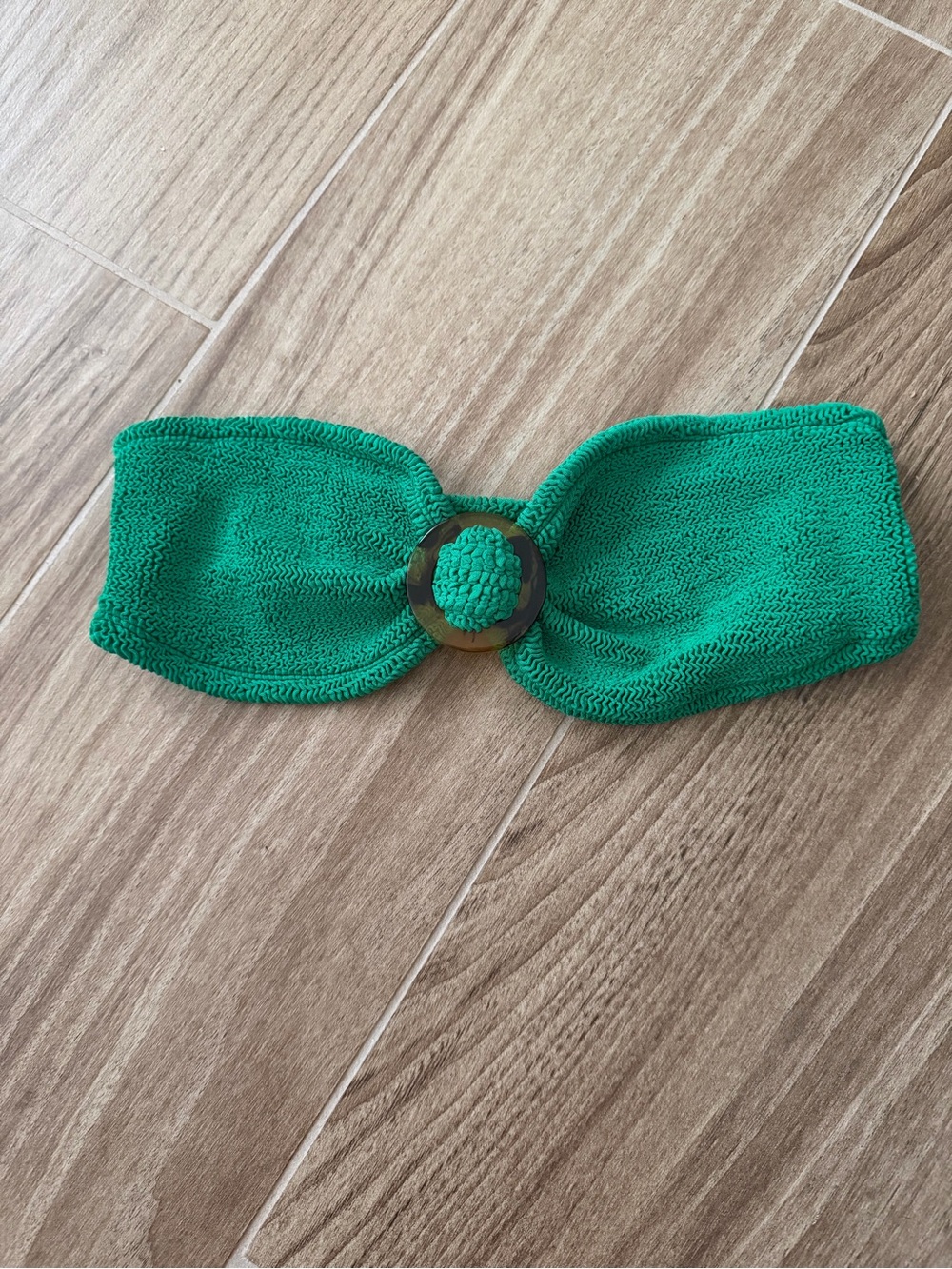 Hunza G Emerald Green Bandeau Top
